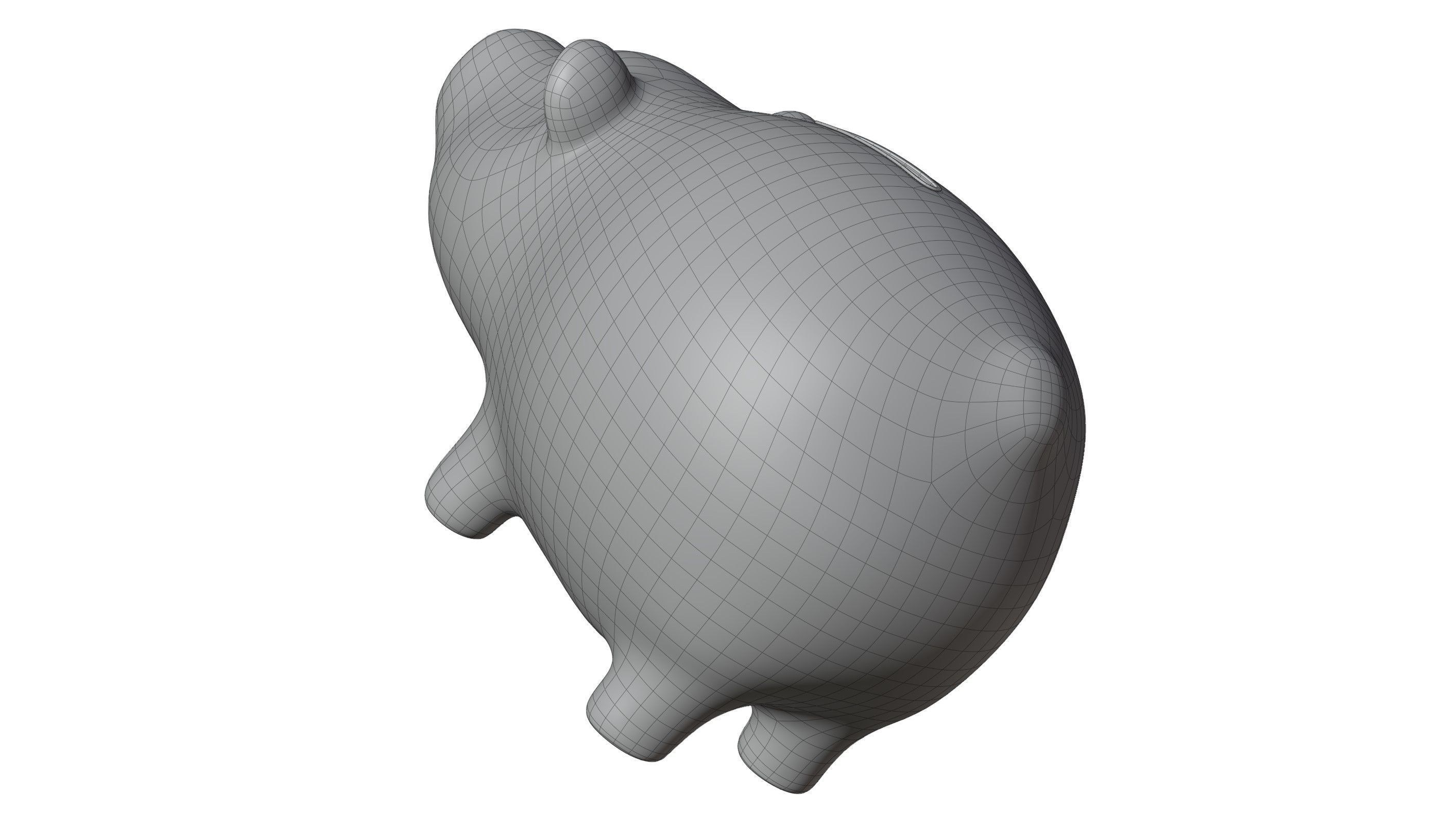 Piggy Bank 3D model_14