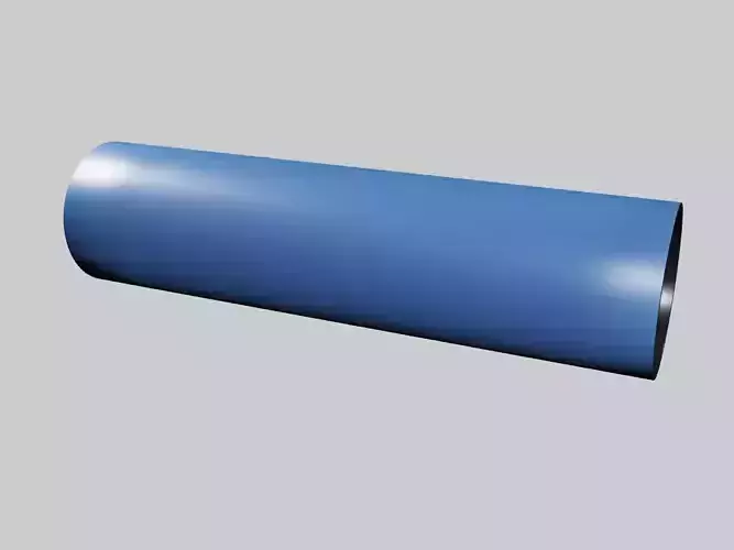 HDPE pipes for cable B highpoly 3D model