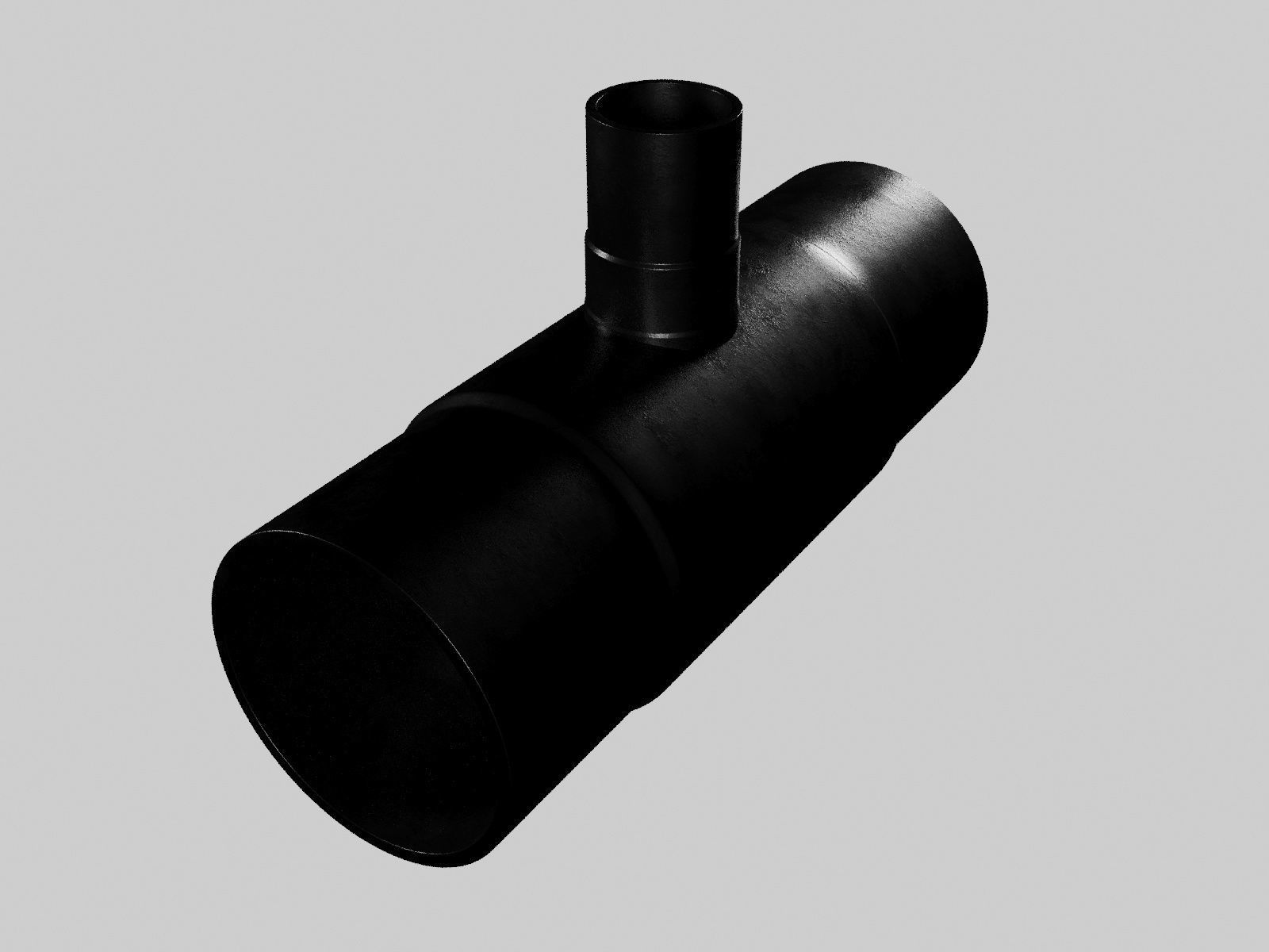 Fittings pipe 3D model_5