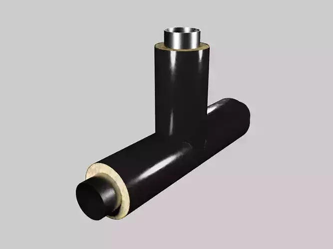 Fittings for insulated pipes 3D model
