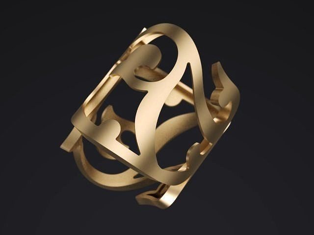 Bohemian Ring 3D print model