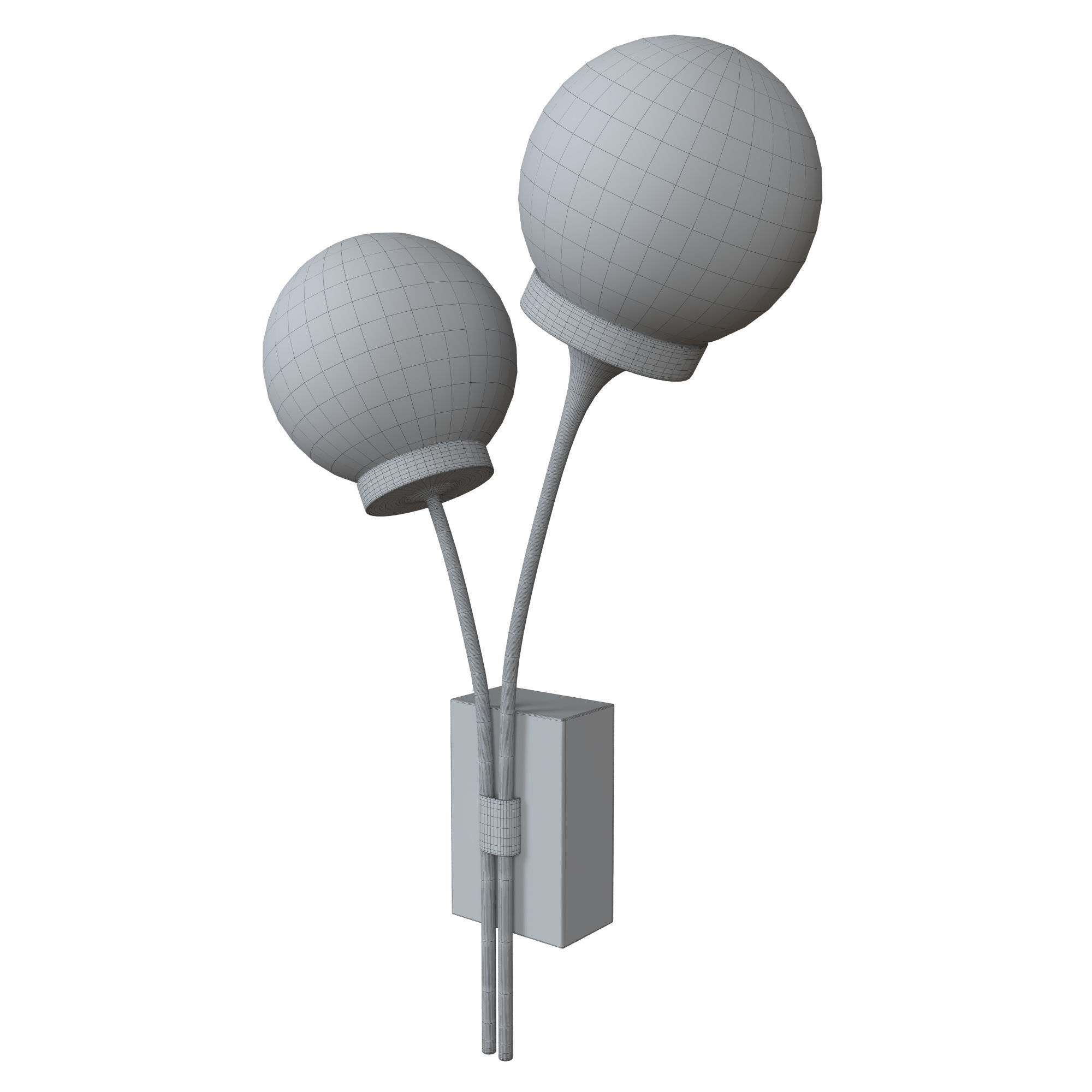 ceiling light 25 3D model_2