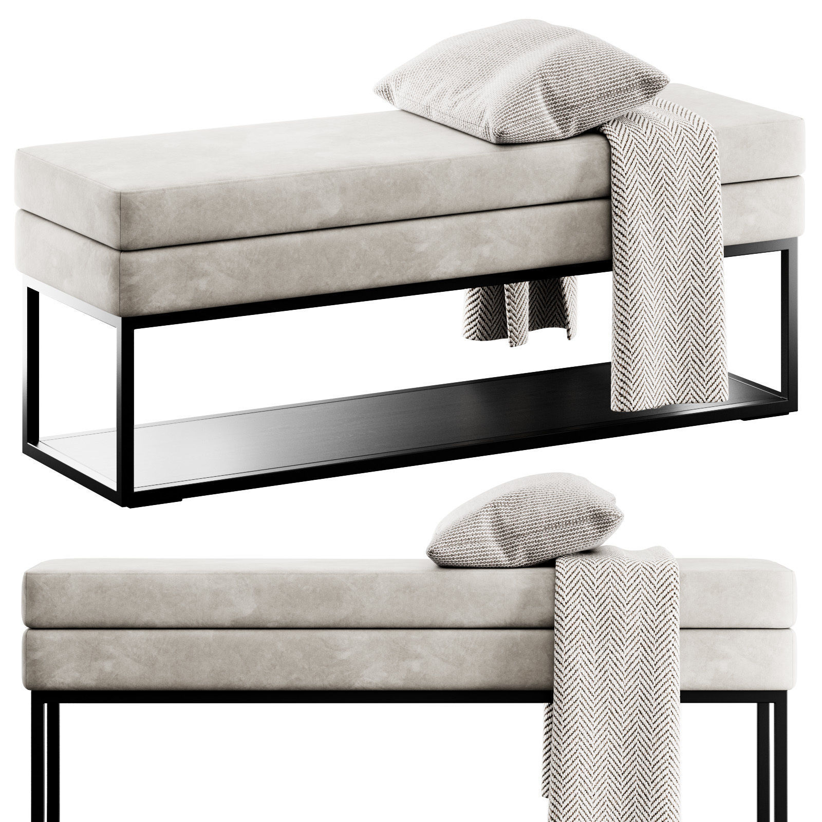 Domino Bench by Magres Baldai 3D model_14