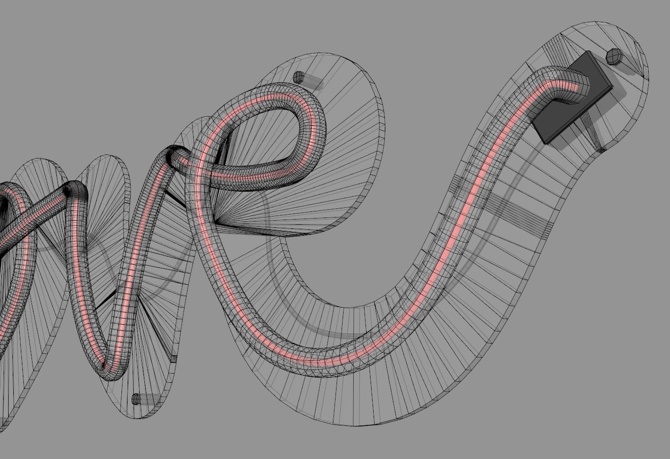 Love 1 - Neon Sign 3D model_8