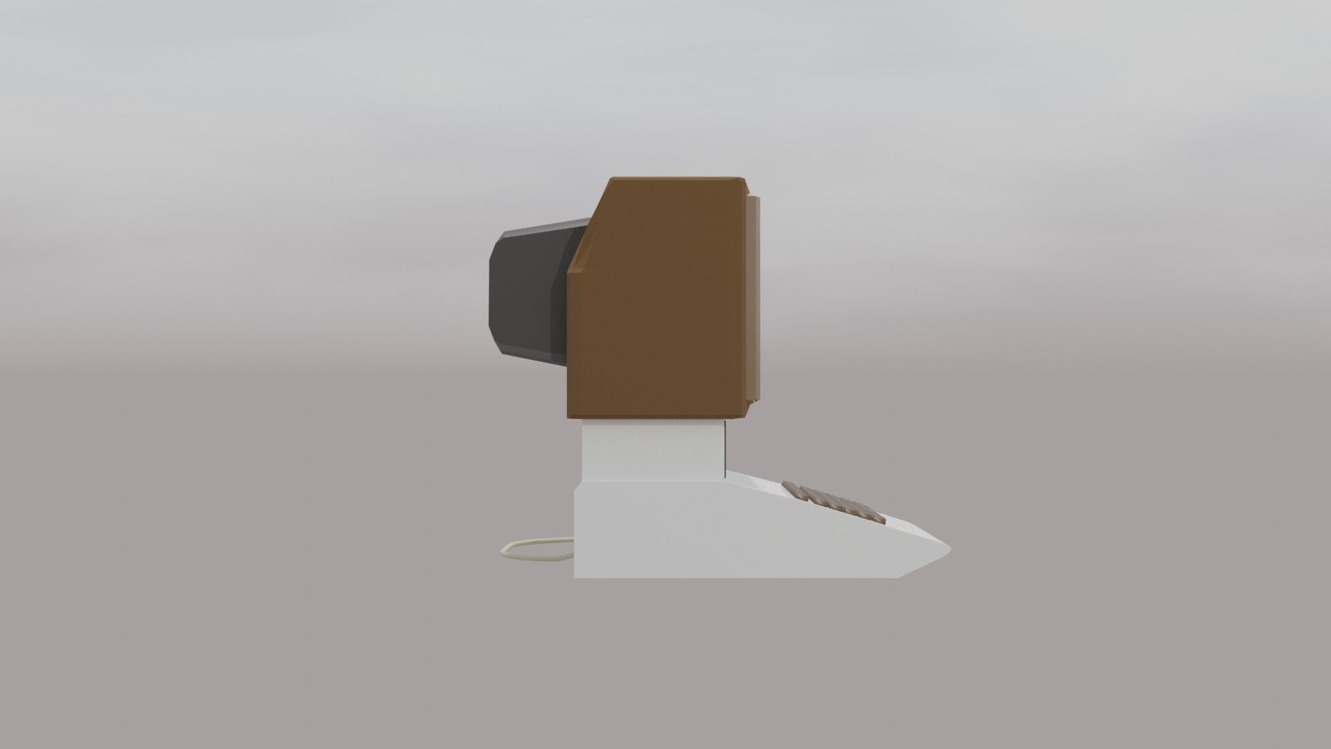 Apple 2 Computer 3D print model_2