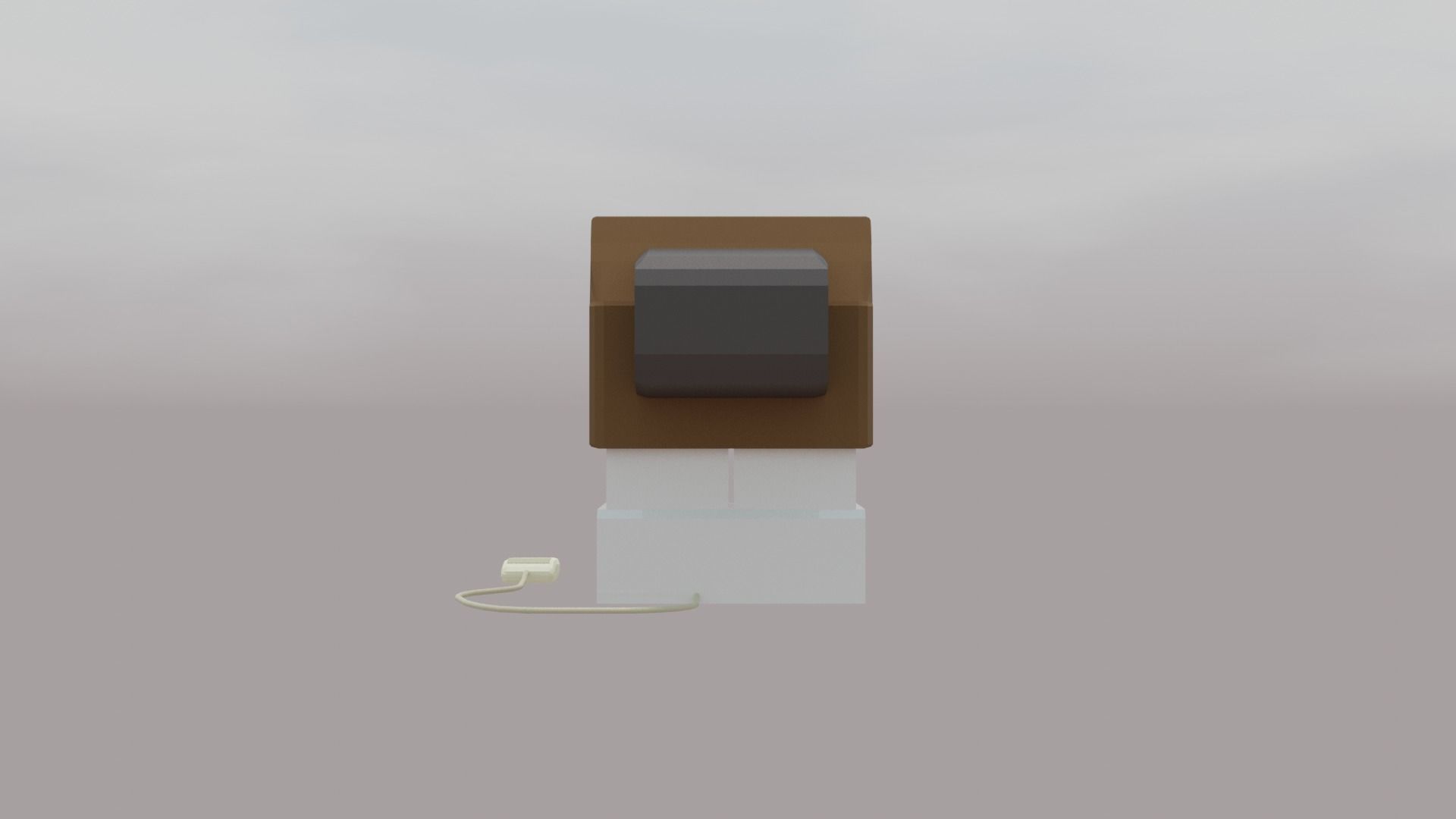 Apple 2 Computer 3D print model_3