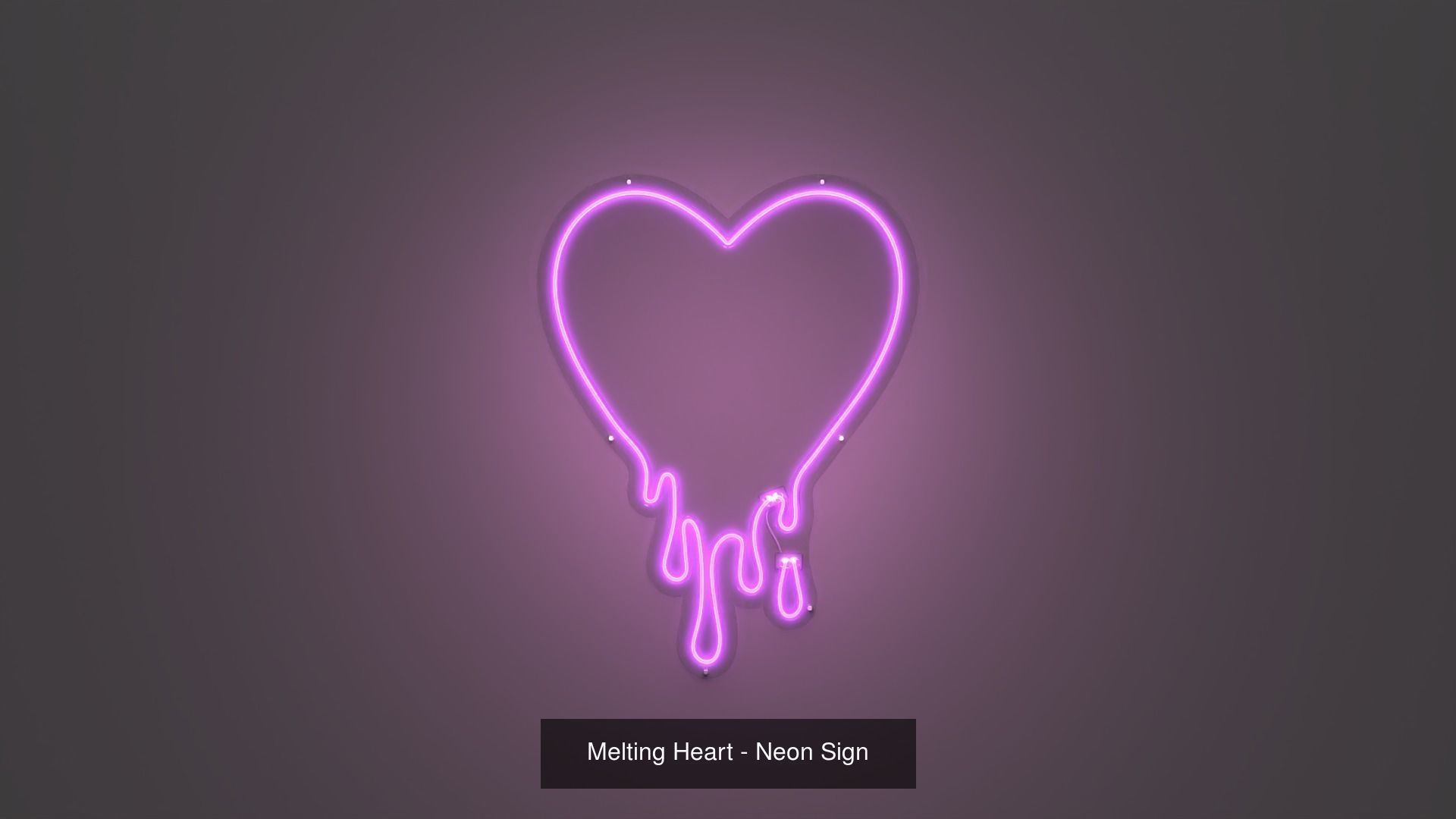 Love and Hearts Pack - Neon Signs 3D Model Collection_3