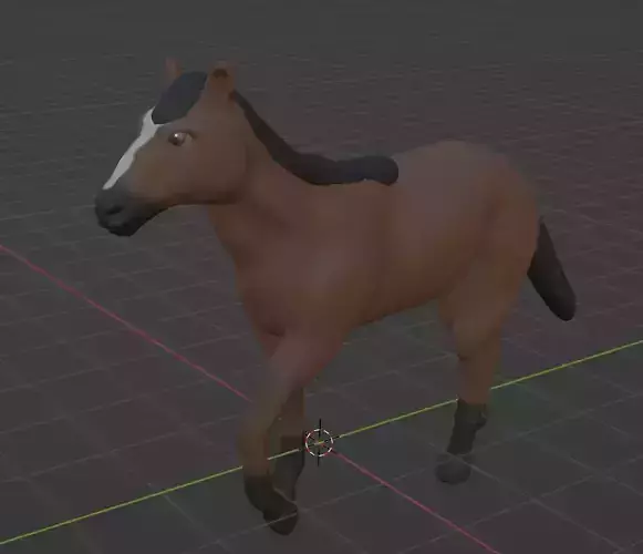 Basic Horse with Texture and Rig