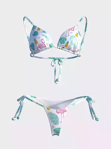 SUMMER BIKINI w MD file and obj file 3D model 3D model