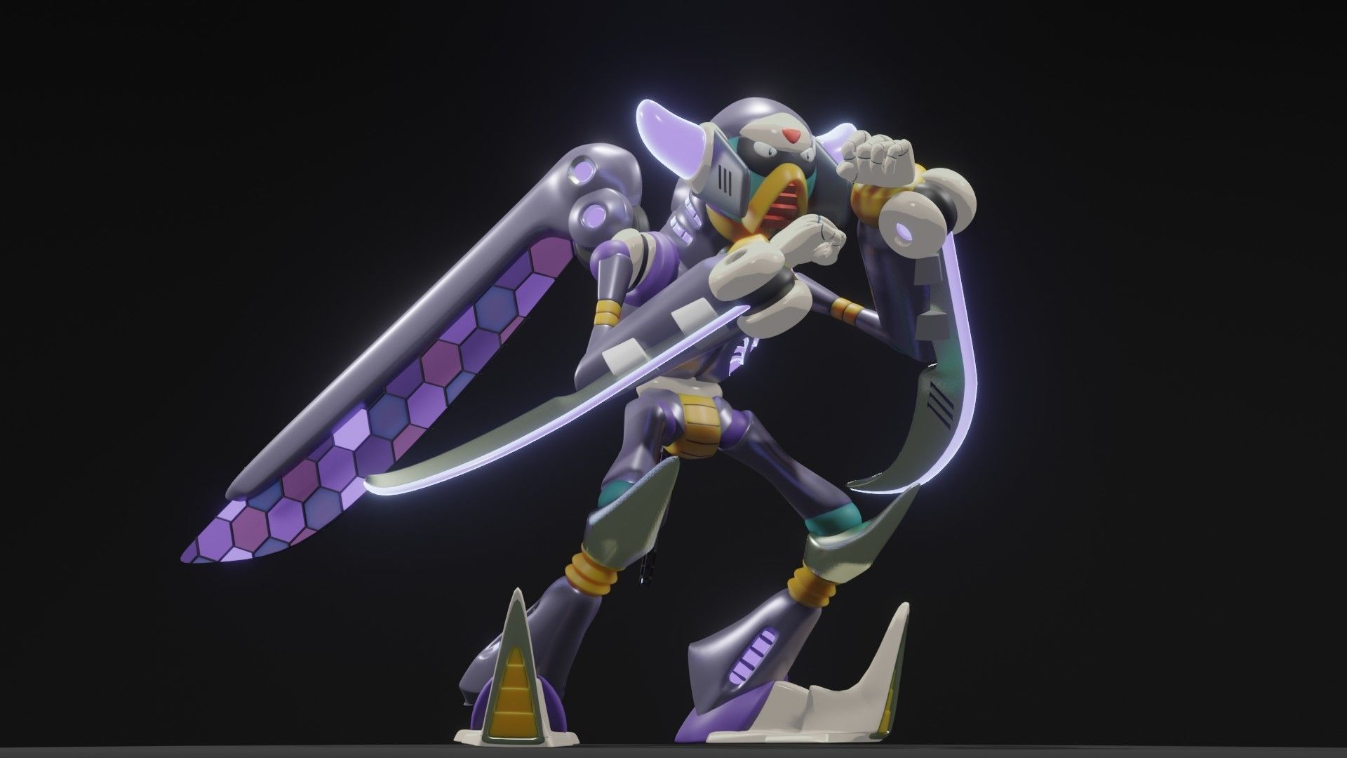 Dark Mantis 3D model_3