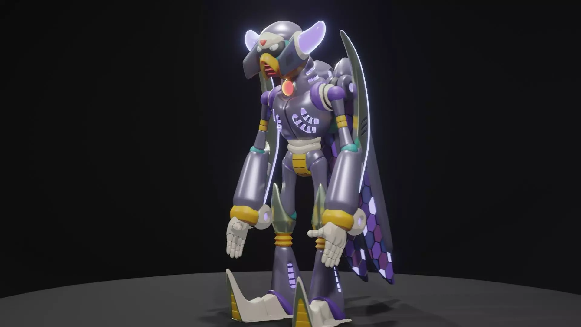 Dark Mantis 3D model_0