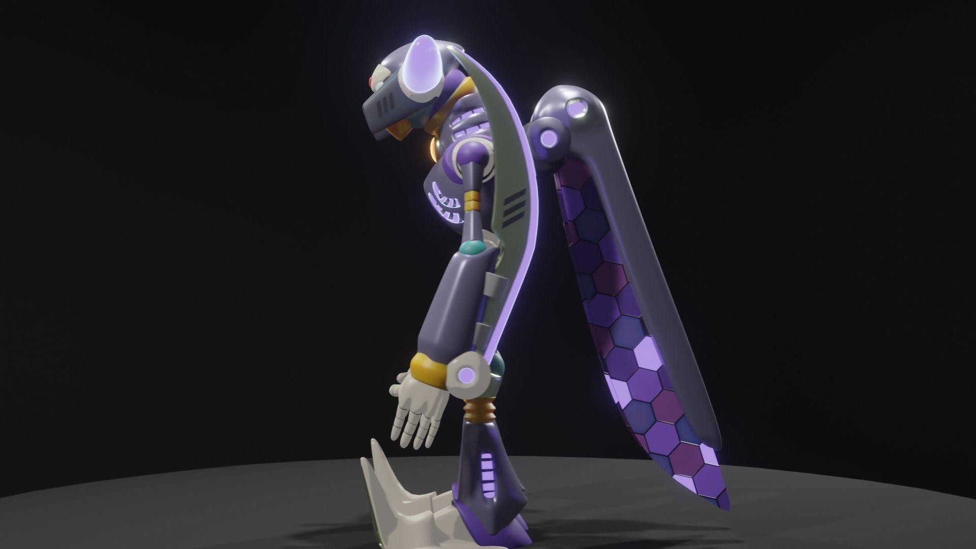 Dark Mantis 3D model_7