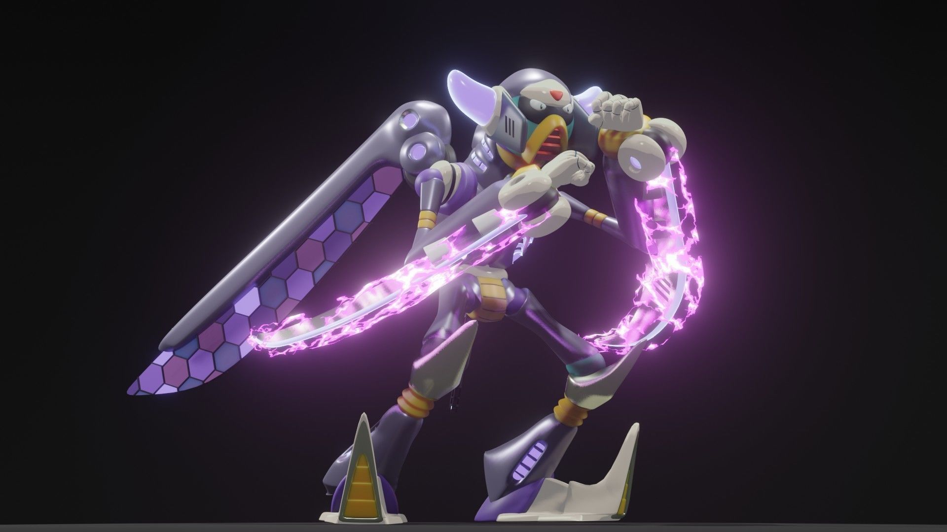 Dark Mantis 3D model_2