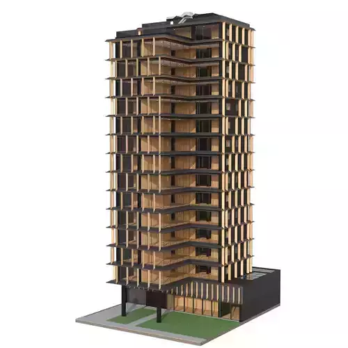 Modern Building 3D model Modern Building 3D model