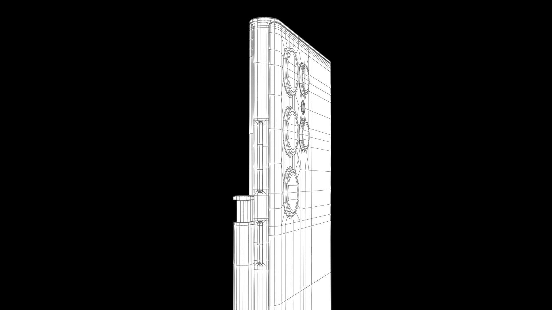 Samsung Galaxy S22 Ultra Burgundy Low-poly 3D model_28