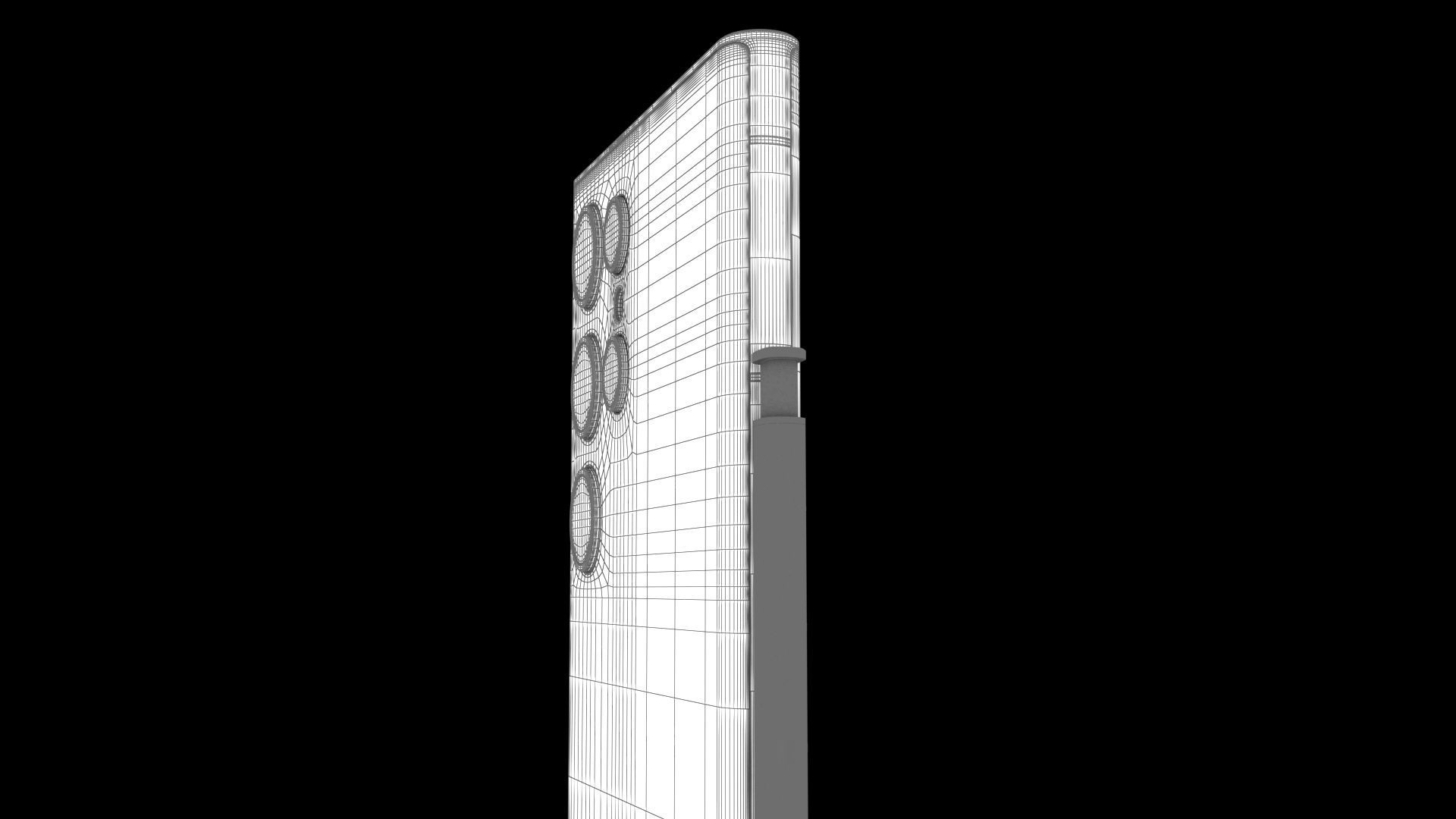Samsung Galaxy S22 Ultra Burgundy Low-poly 3D model_29