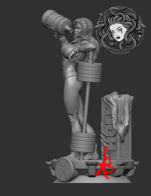 She hulk by Creative Geek MB 3D print model_5