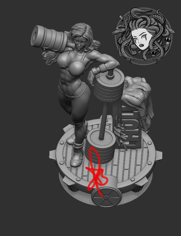 She hulk by Creative Geek MB 3D print model_9