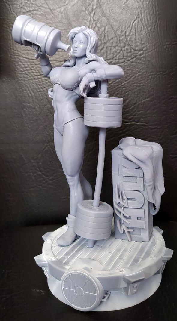 She hulk by Creative Geek MB 3D print model_3