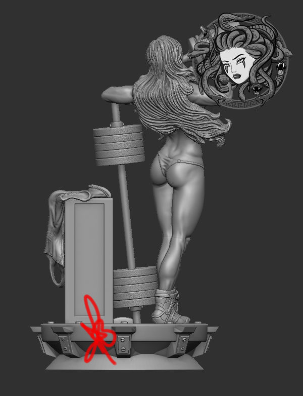 She hulk by Creative Geek MB 3D print model_7