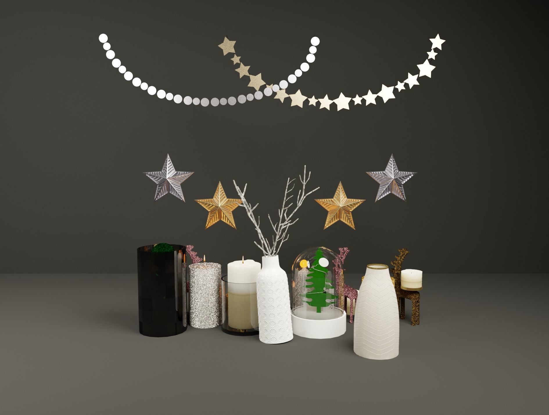 Christmas Deco 3D model 3D model_16