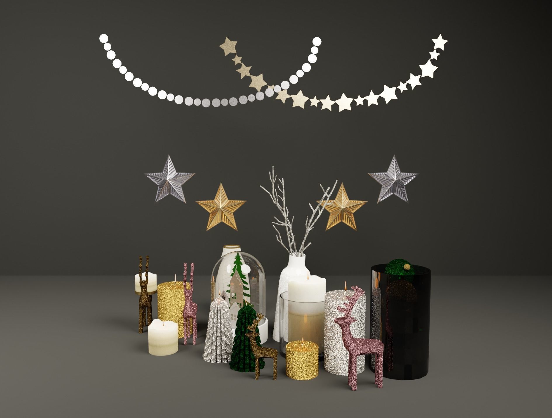 Christmas Deco 3D model 3D model_24