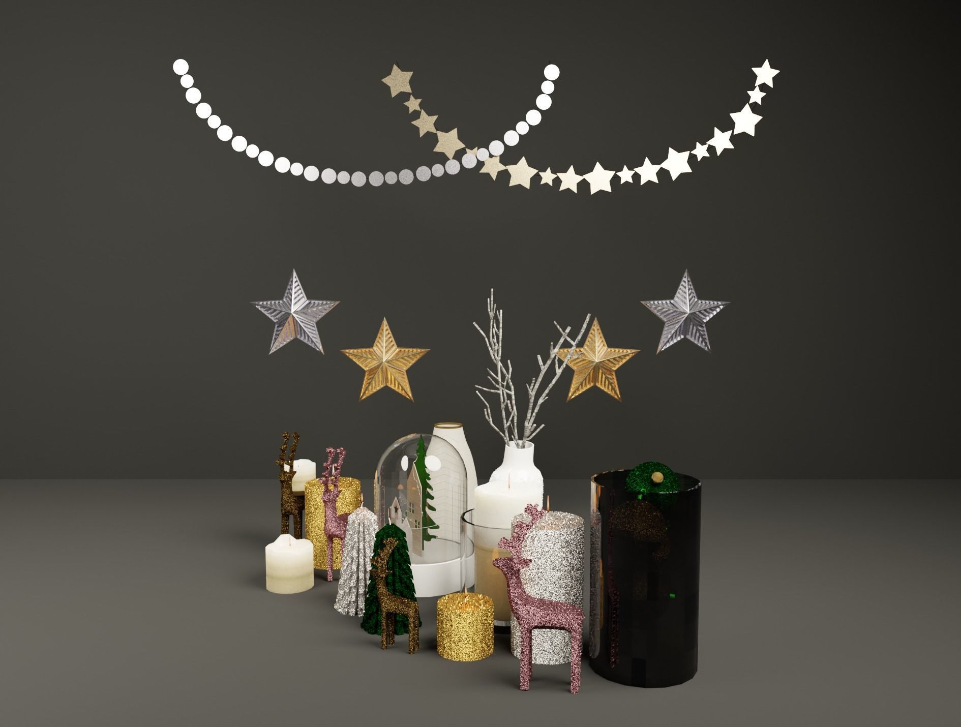 Christmas Deco 3D model 3D model_23