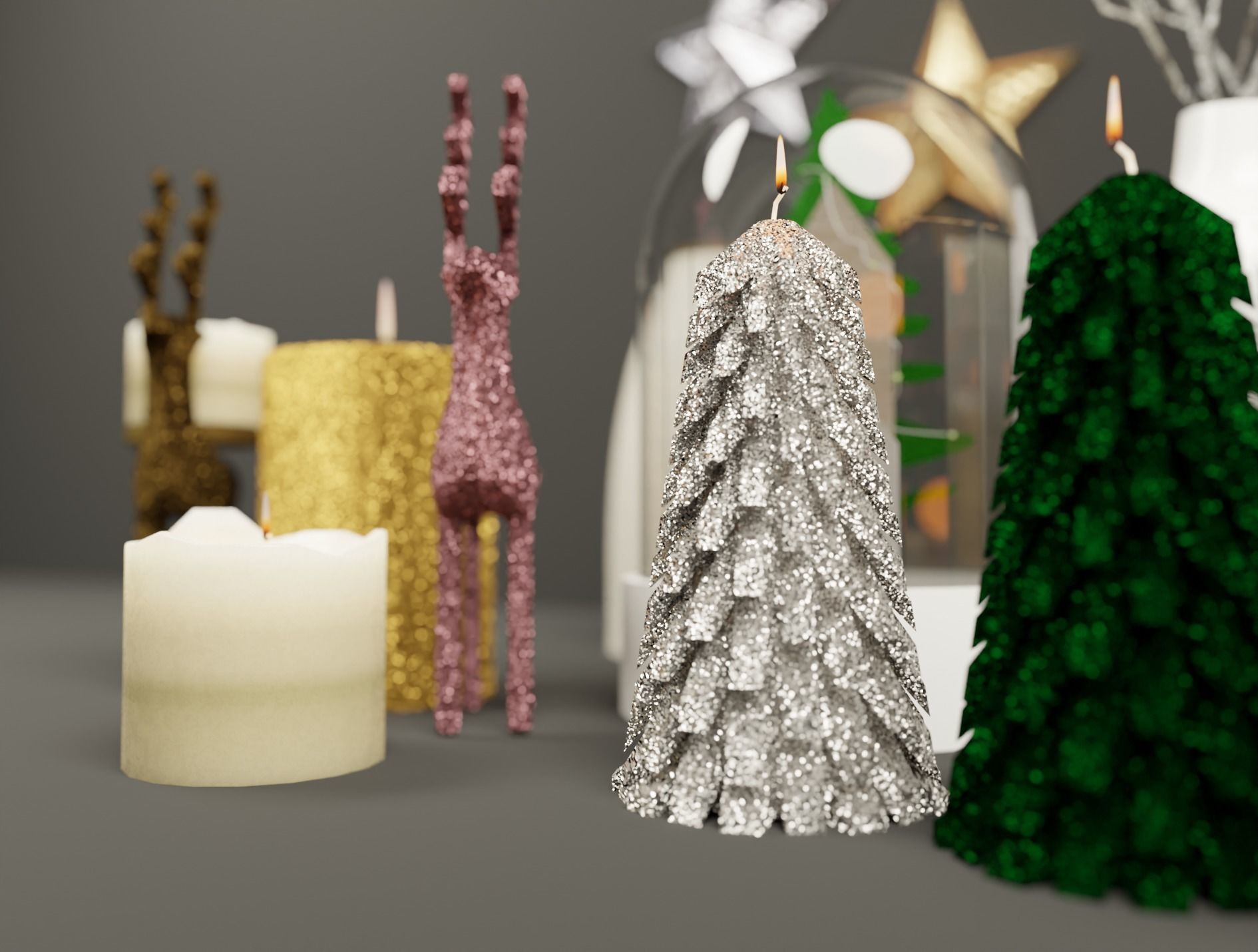 Christmas Deco 3D model 3D model_3