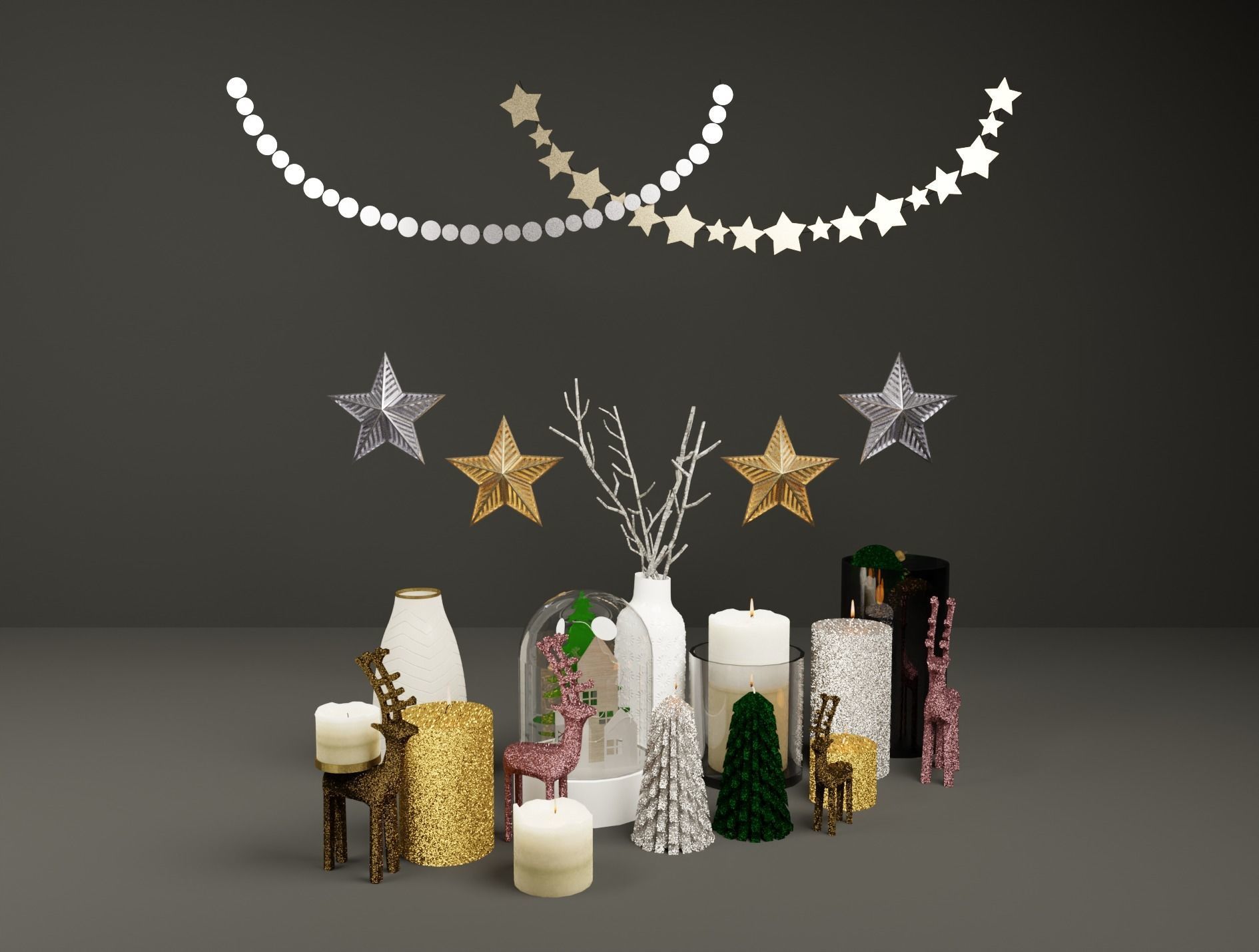 Christmas Deco 3D model 3D model_8