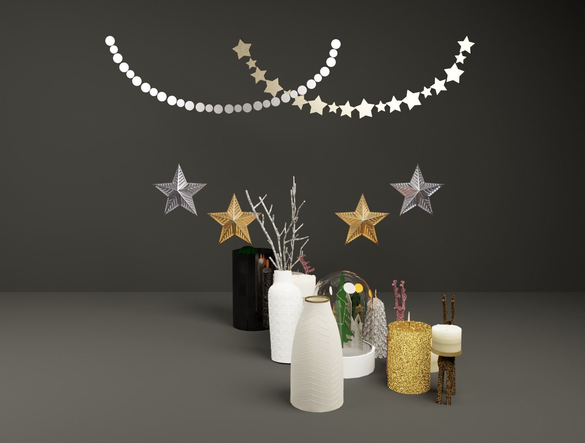 Christmas Deco 3D model 3D model_13