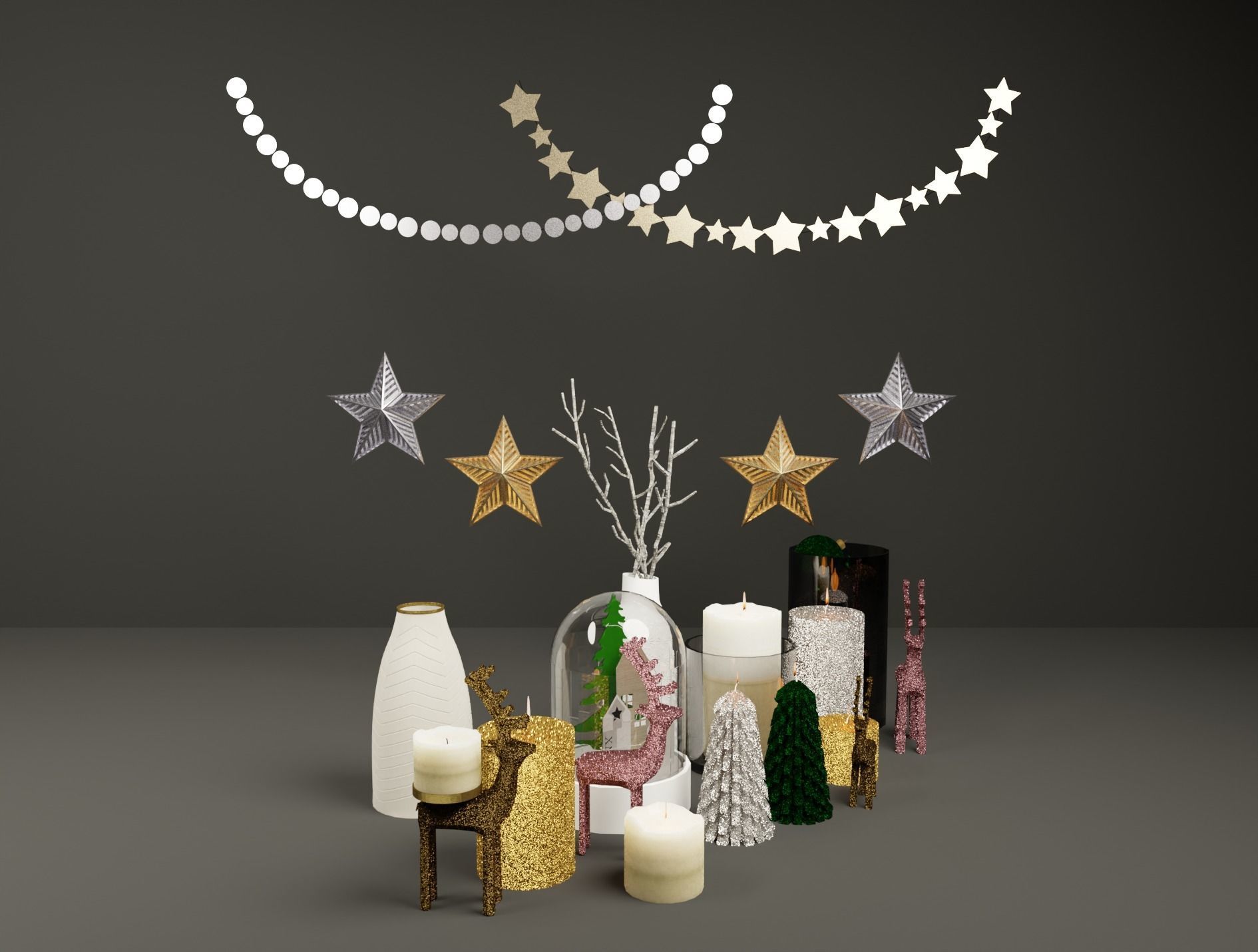 Christmas Deco 3D model 3D model_9