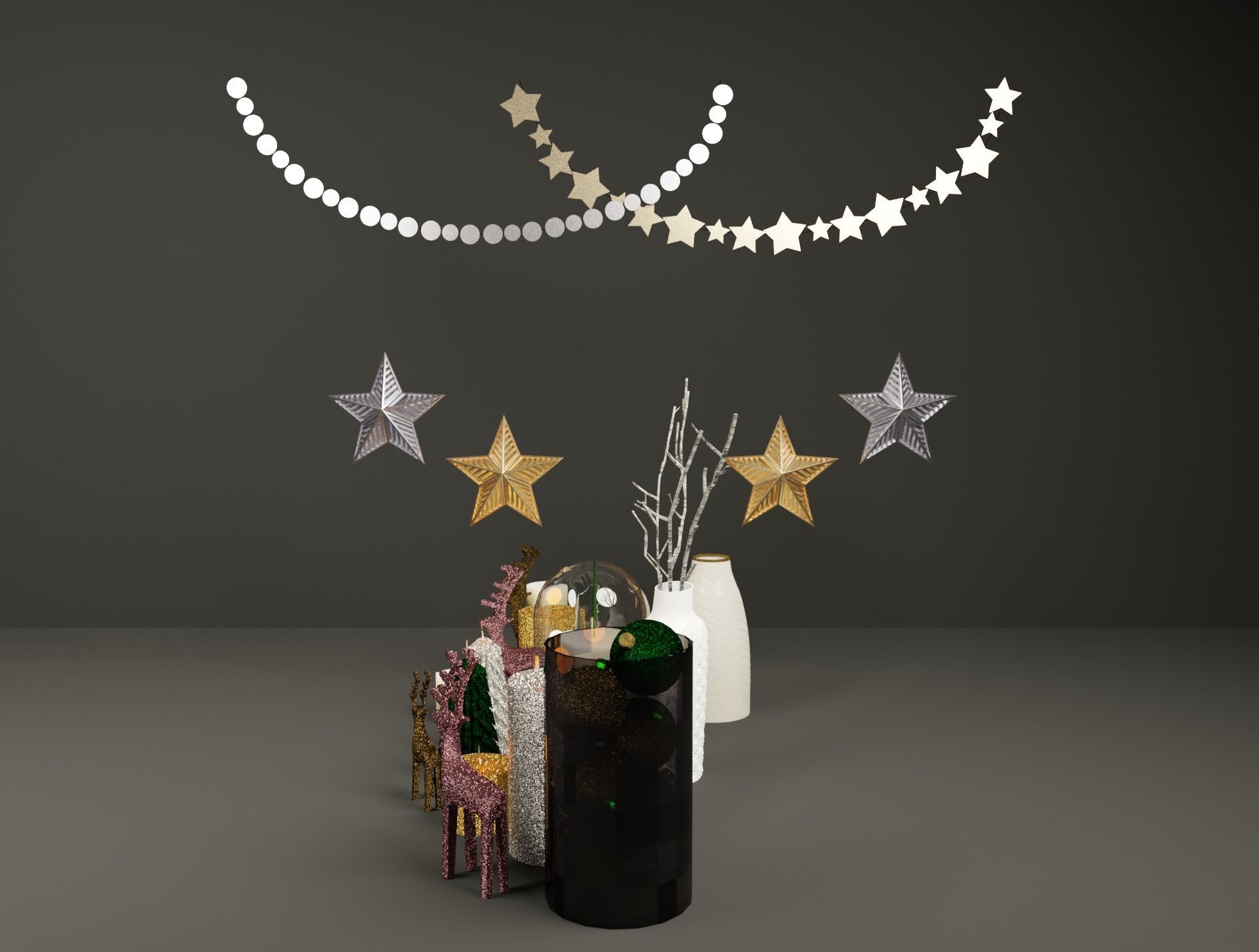 Christmas Deco 3D model 3D model_21