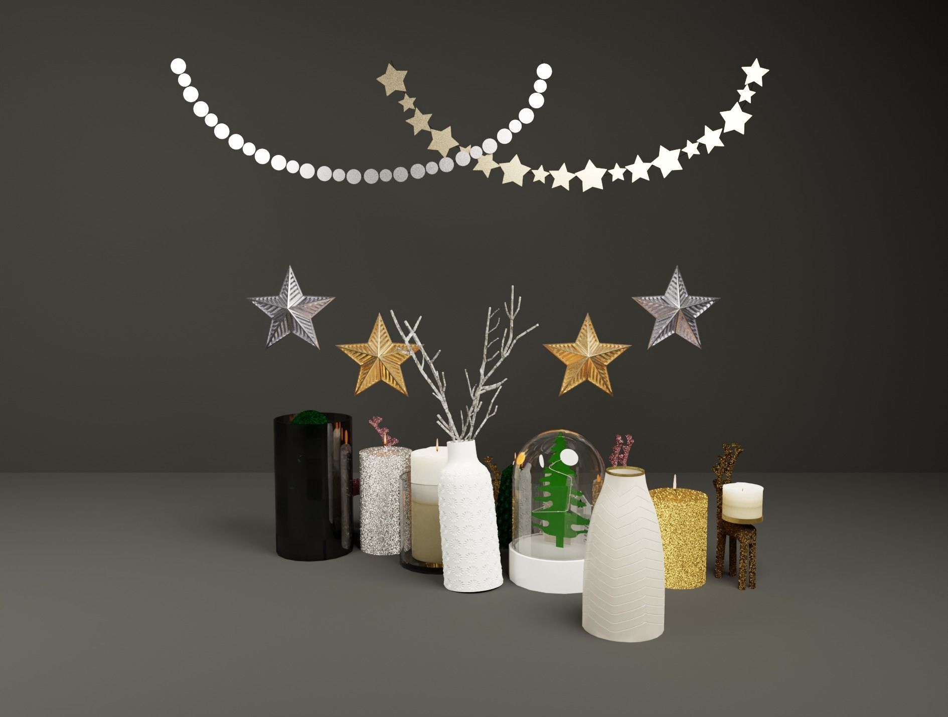 Christmas Deco 3D model 3D model_15