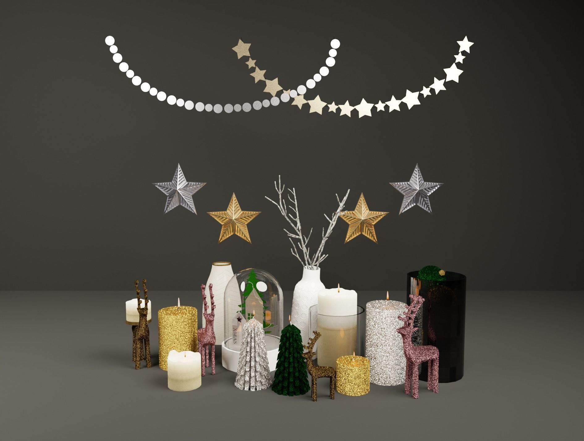 Christmas Deco 3D model 3D model_25