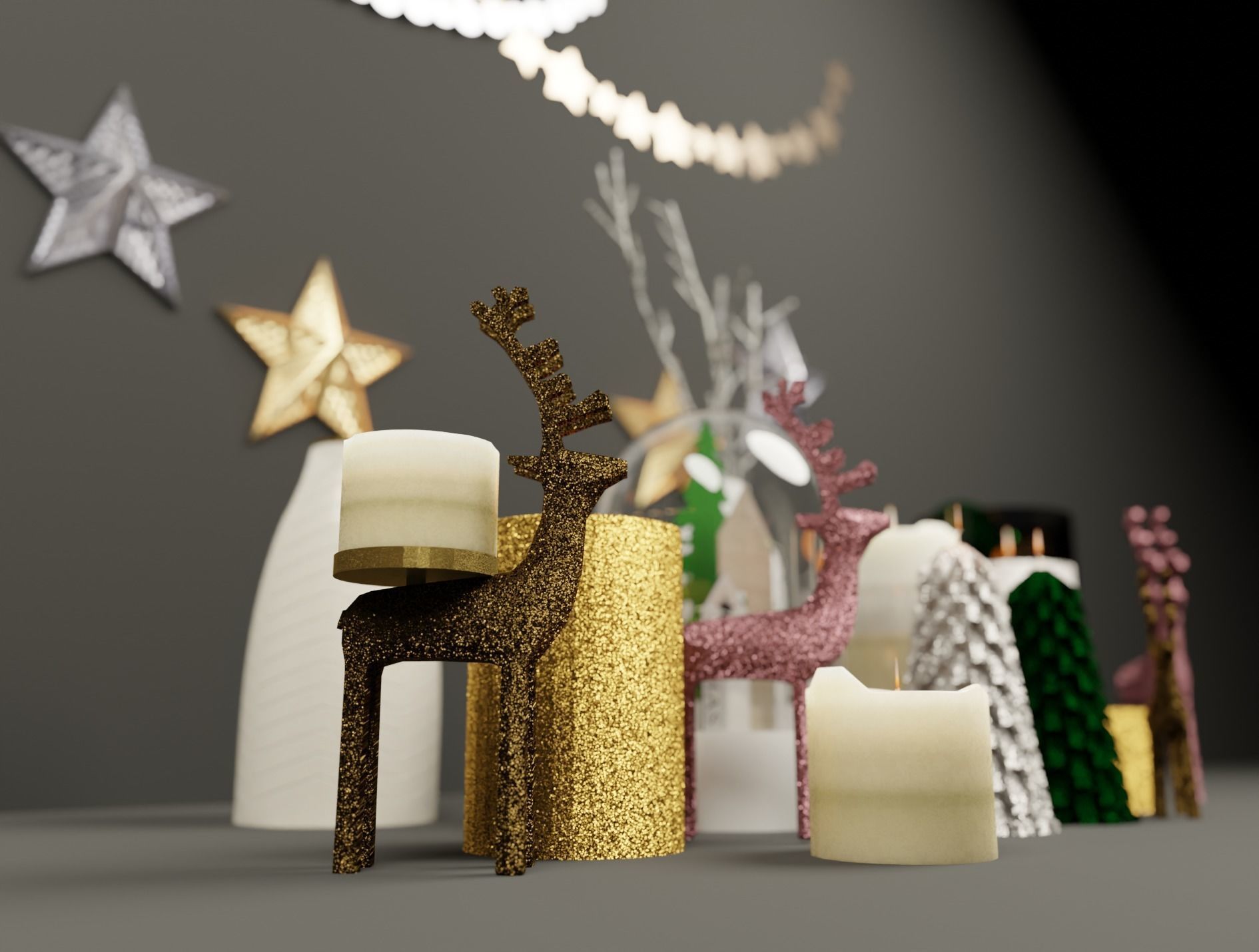 Christmas Deco 3D model 3D model_2