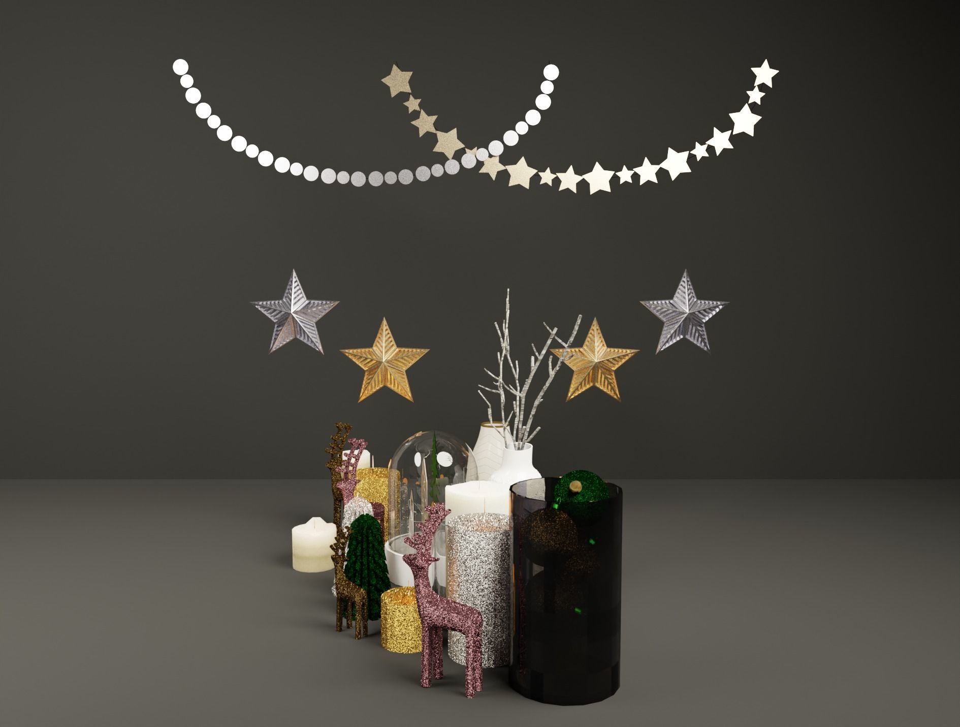 Christmas Deco 3D model 3D model_22