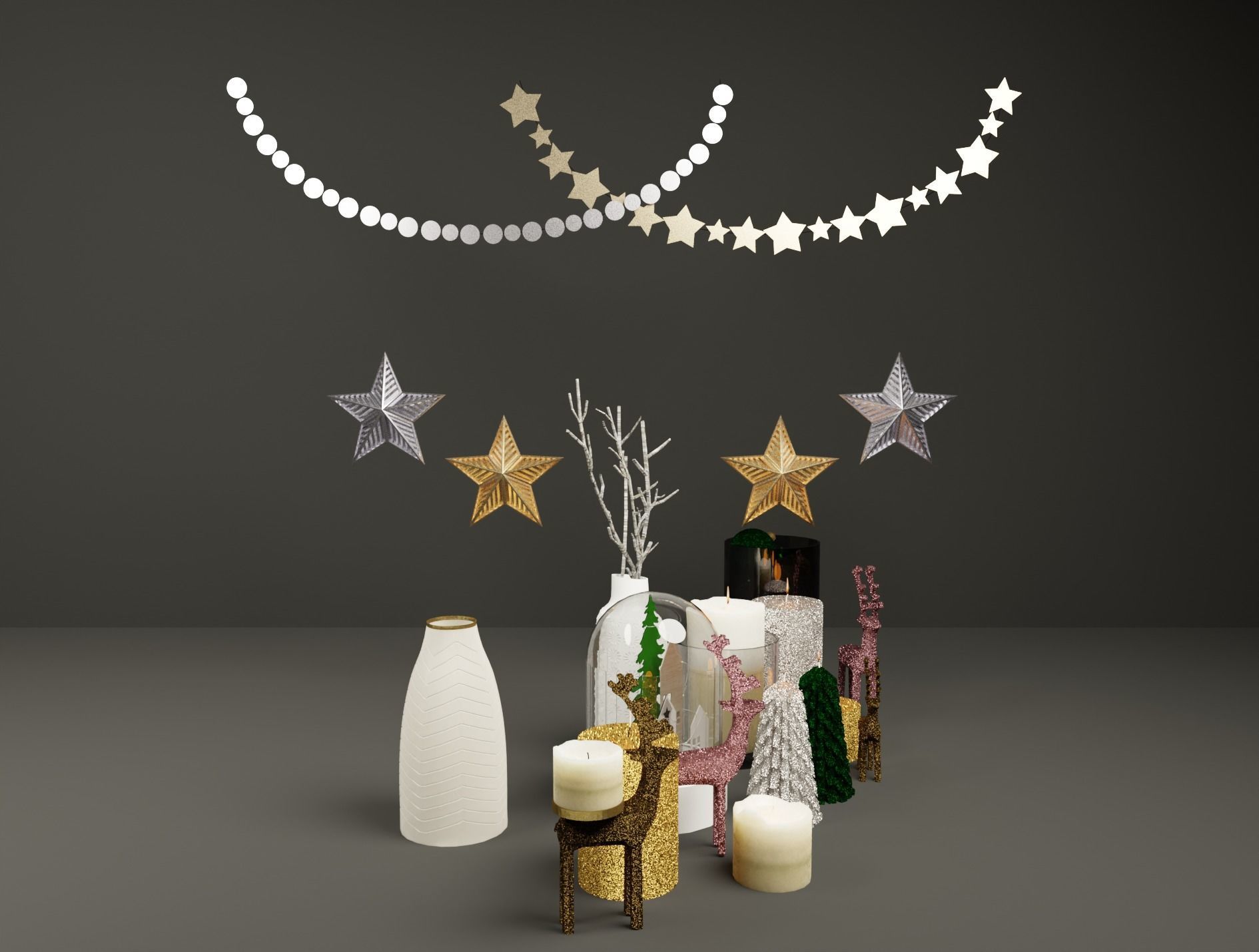 Christmas Deco 3D model 3D model_10