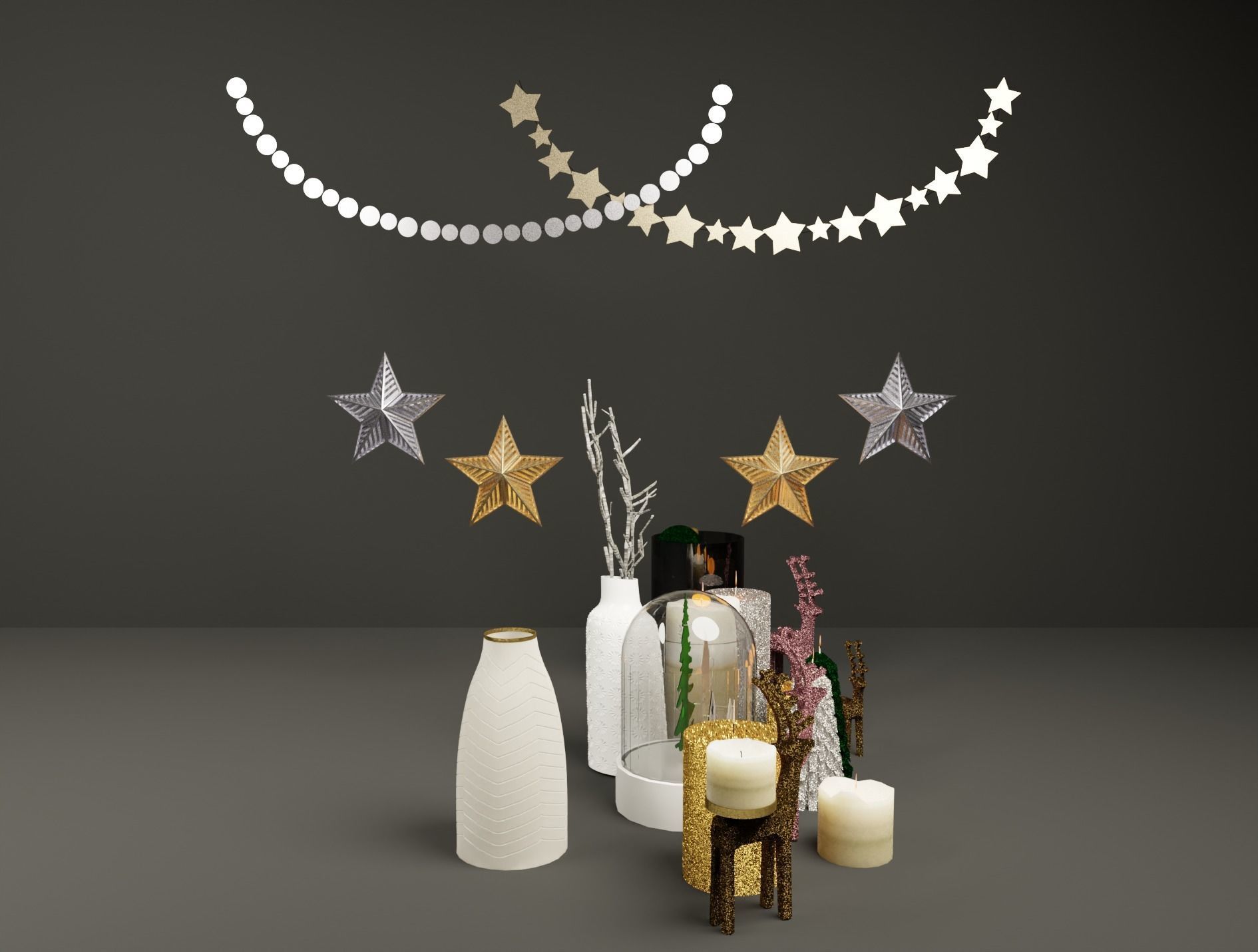 Christmas Deco 3D model 3D model_11