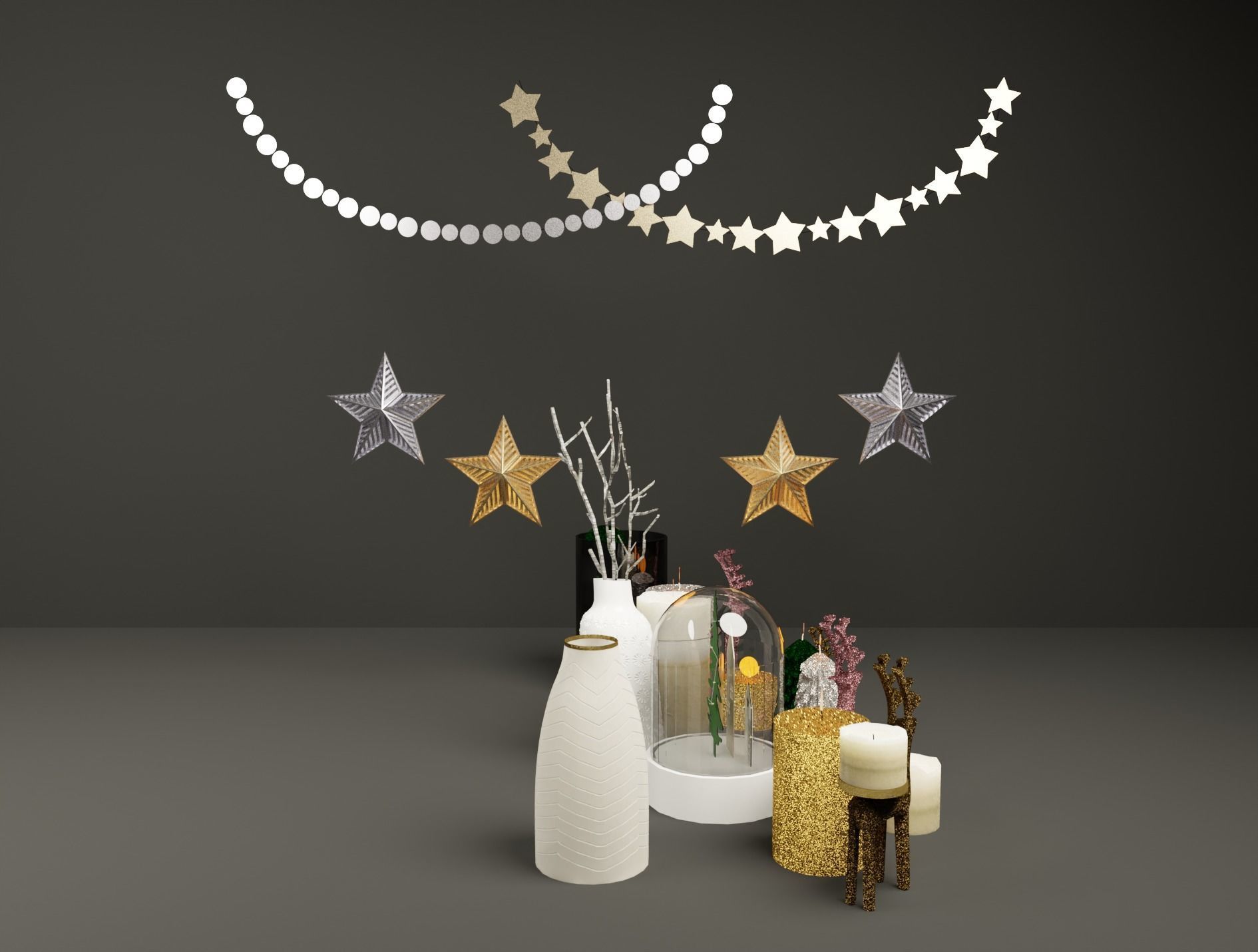 Christmas Deco 3D model 3D model_12