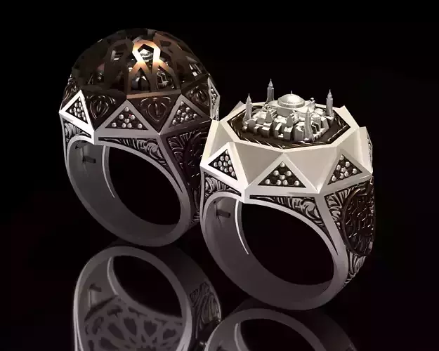  Hagia Sophia Ring 3D print model