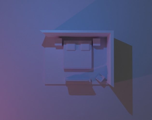 Starter Room 3D Free 3D model_2
