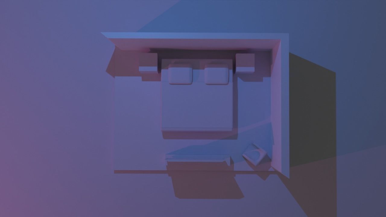 Starter Room 3D Free 3D model_1