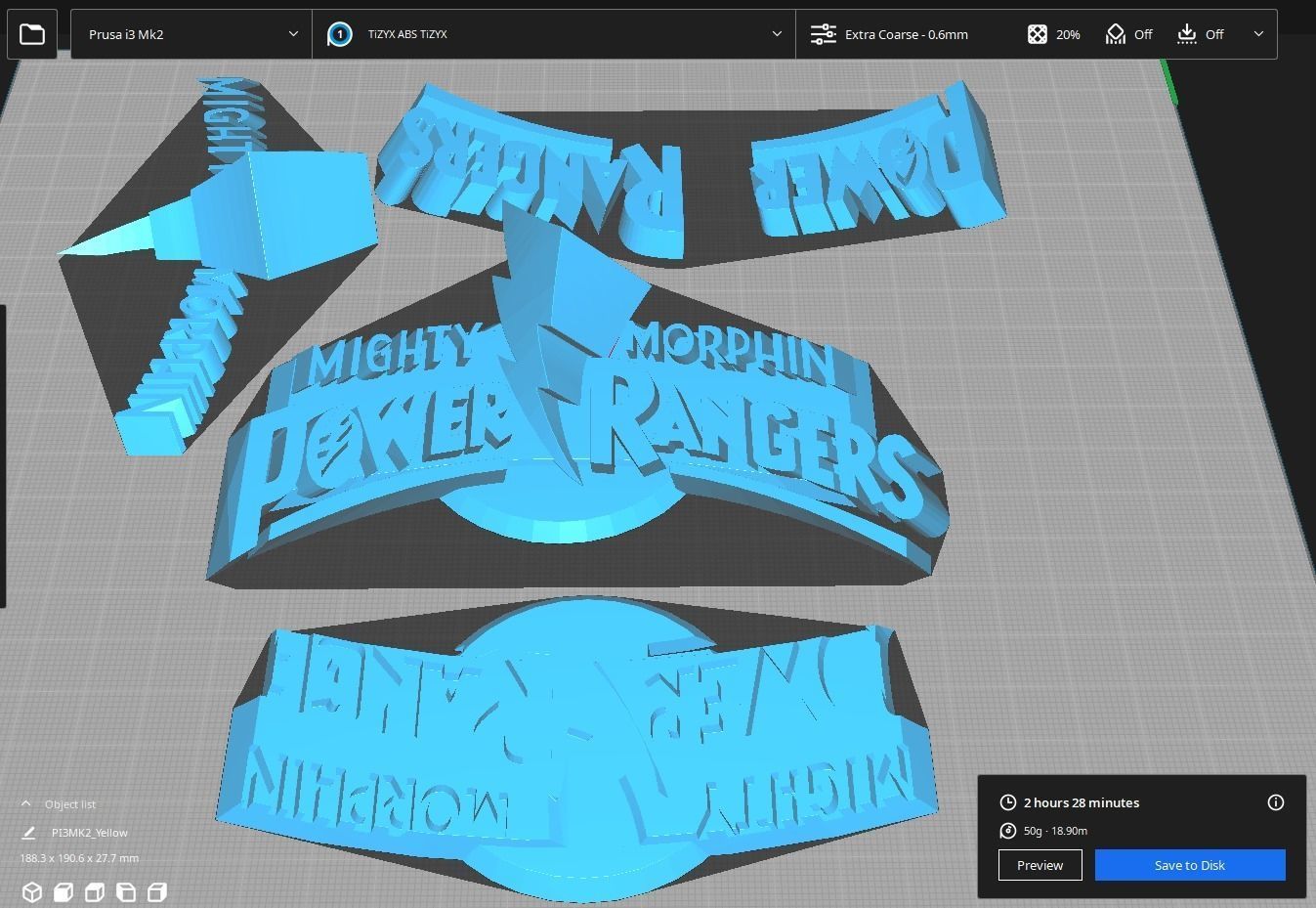 Power Rangers - Logos 3D print model_23