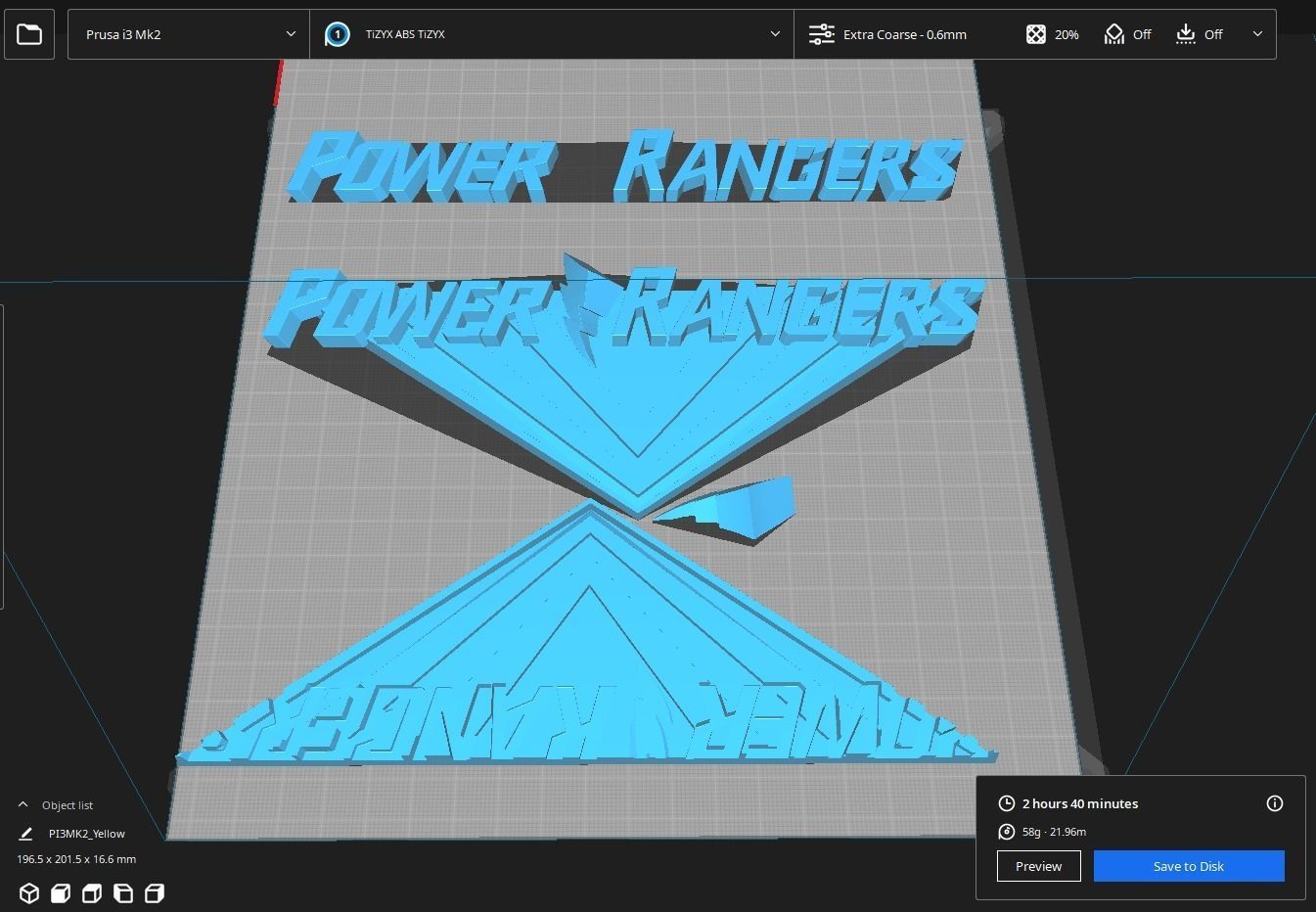 Power Rangers - Logos 3D print model_25