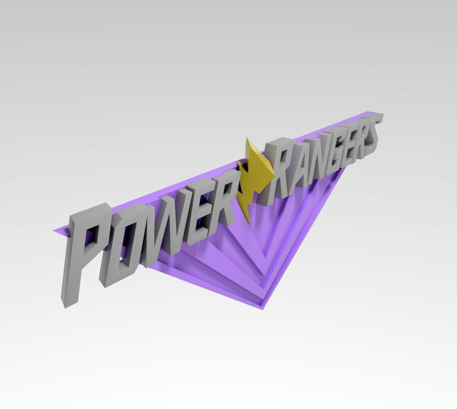 Power Rangers - Logos 3D print model_5