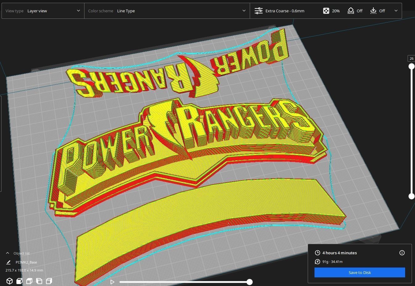 Power Rangers - Logos 3D print model_26