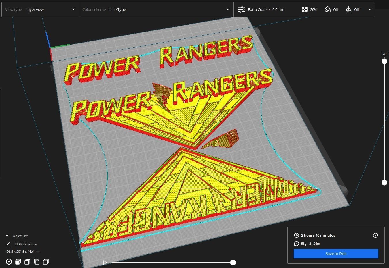 Power Rangers - Logos 3D print model_28
