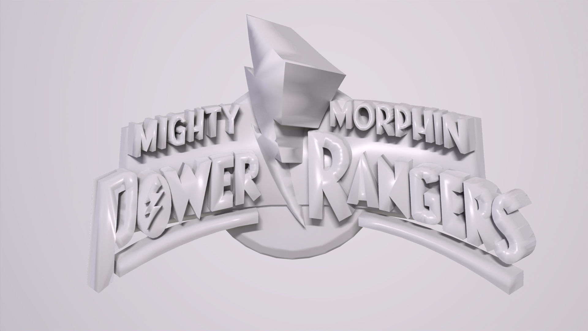 Power Rangers - Logos 3D print model_14
