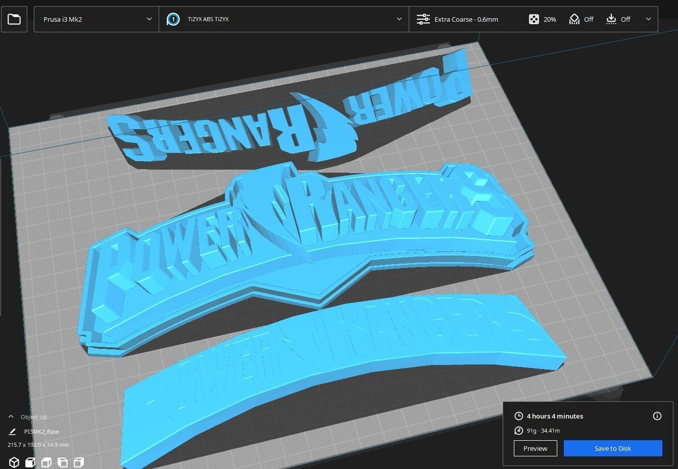 Power Rangers - Logos 3D print model_24