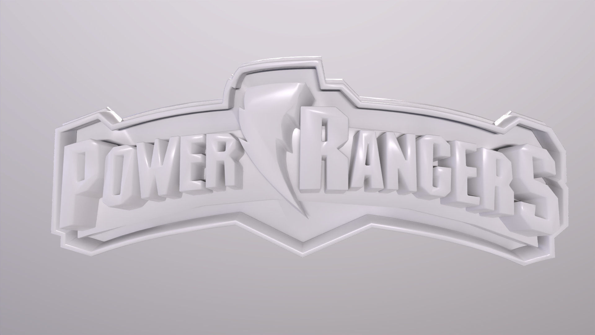 Power Rangers - Logos 3D print model_21